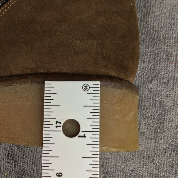 La CANADIENNE Brown Suede Ankle Boots Size 7.5 M - Picture 7 of 13